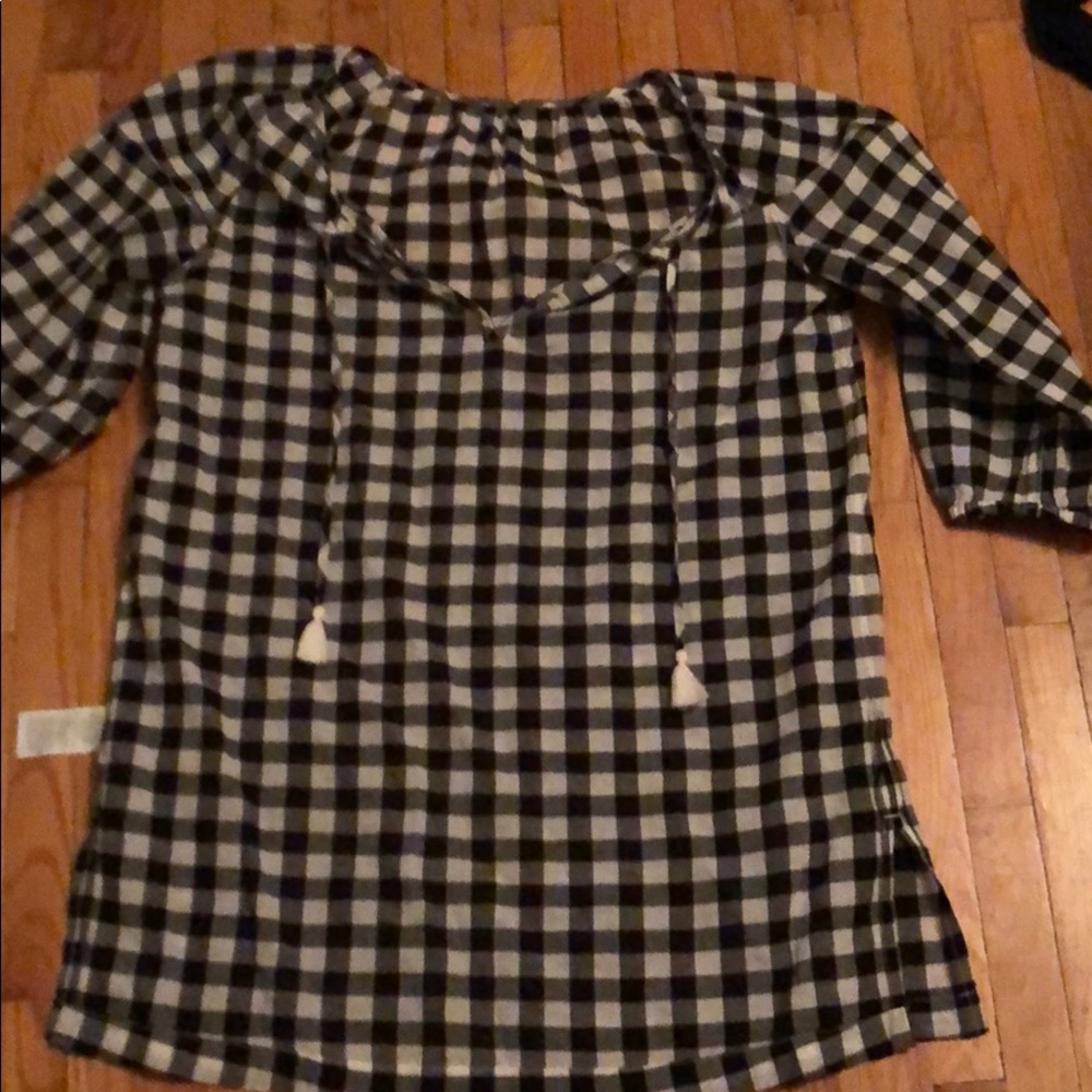 J. Crew Gingham Cover-up